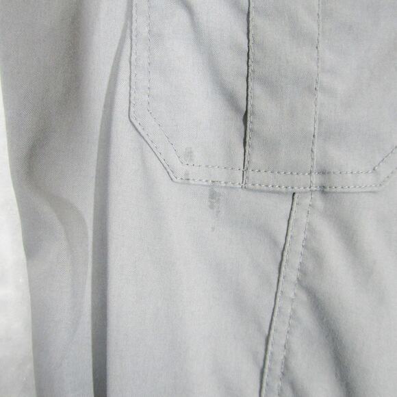 Prana Pants Womens 12 Gray Convertible Hiking Outdoor Zip Off Cargo Lightweight - Picture 9 of 13